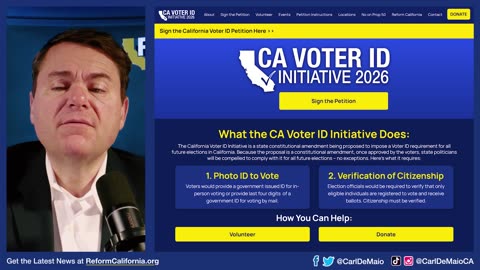 Trump Sues CA to Force Audit of Voter Rolls!