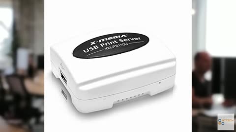 X-MEDIA XM-PS110U 1-Port 10/100Mbps Fast Ethernet USB Print Server, USB 2.0 Port