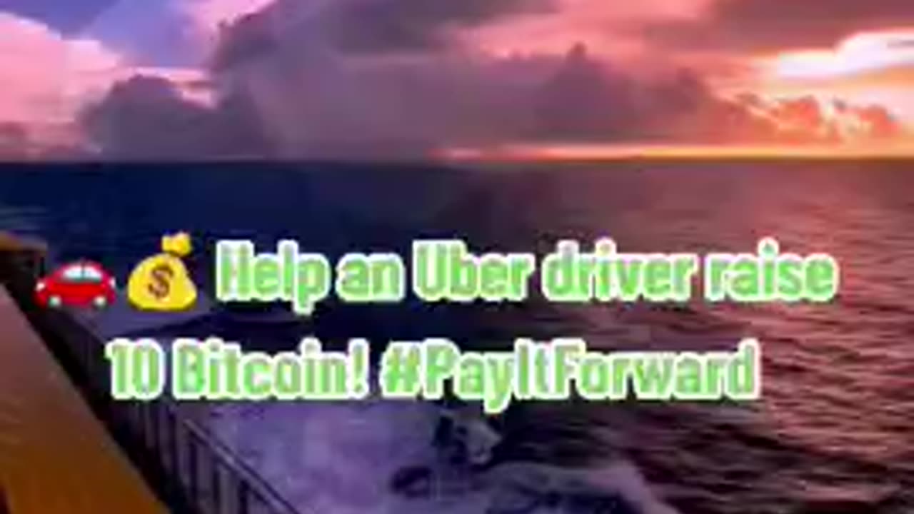 🚀 From Uber Driver to Entrepreneur: Let’s Raise 10 Bitcoin! 🚀 #PayItForward #FinancialFreedom