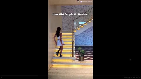 Quick Smile clip - looks familiar huh - She’s mastered the GTA walk