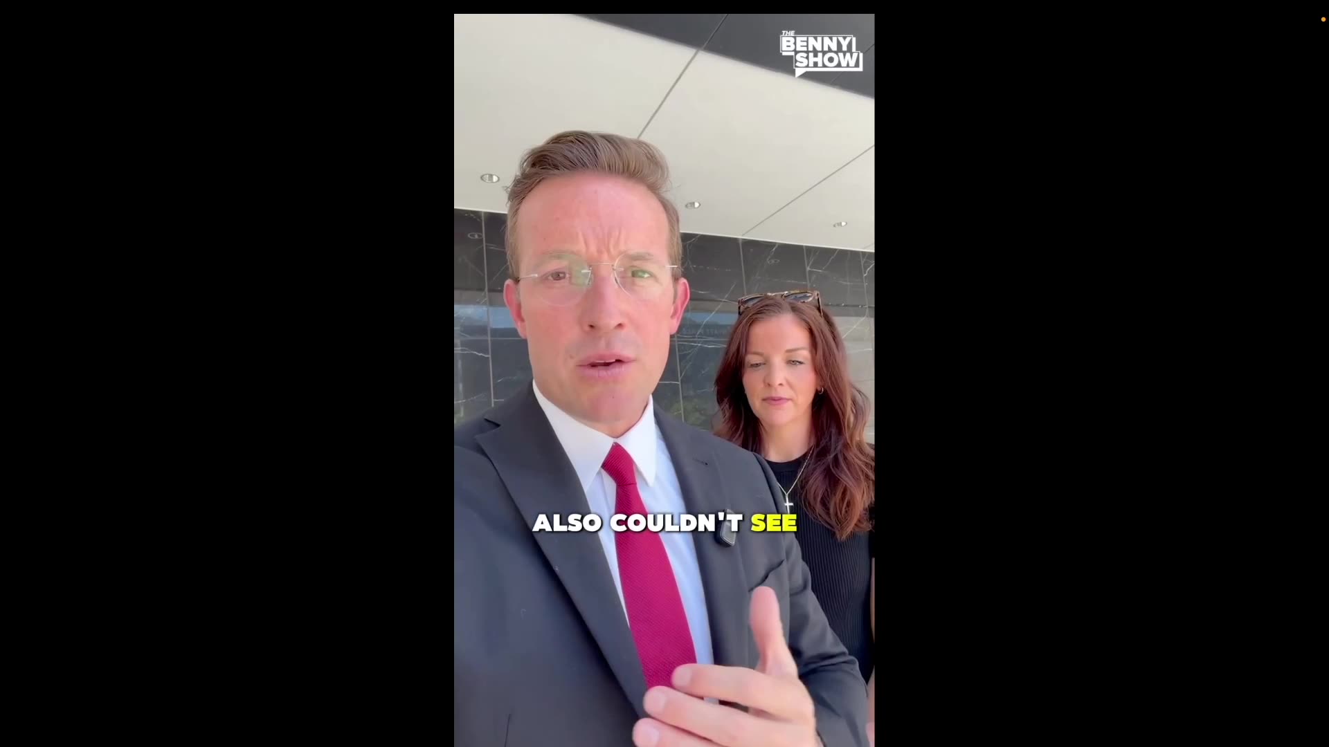 Body Language: Benny Johnson's Wife, He's looking Stupid