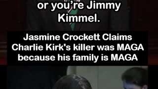 Jasmine Crockett Calls Killer “MAGA” Because Grandma Said So