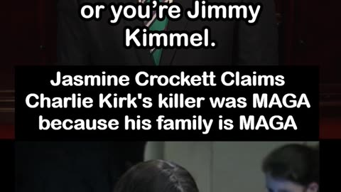 Jasmine Crockett Calls Killer “MAGA” Because Grandma Said So