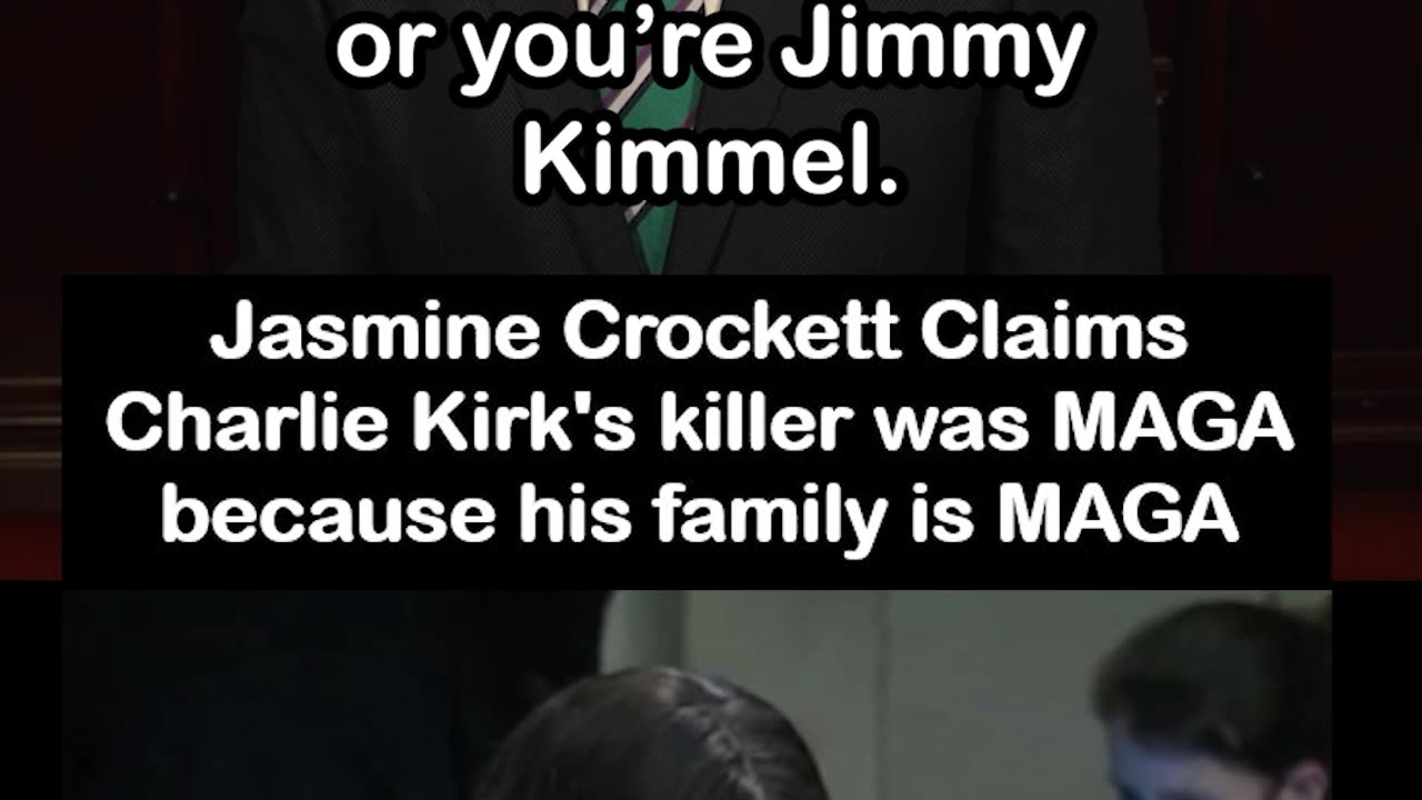 Jasmine Crockett Calls Killer “MAGA” Because Grandma Said So