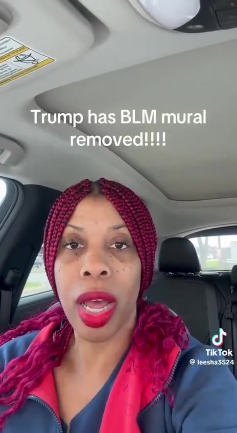 President Trump had the main BLM mural in DC removed. Winning!
