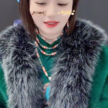 20251023-05 Natural Original Turquoise Earrings Ear Quiet-Perched