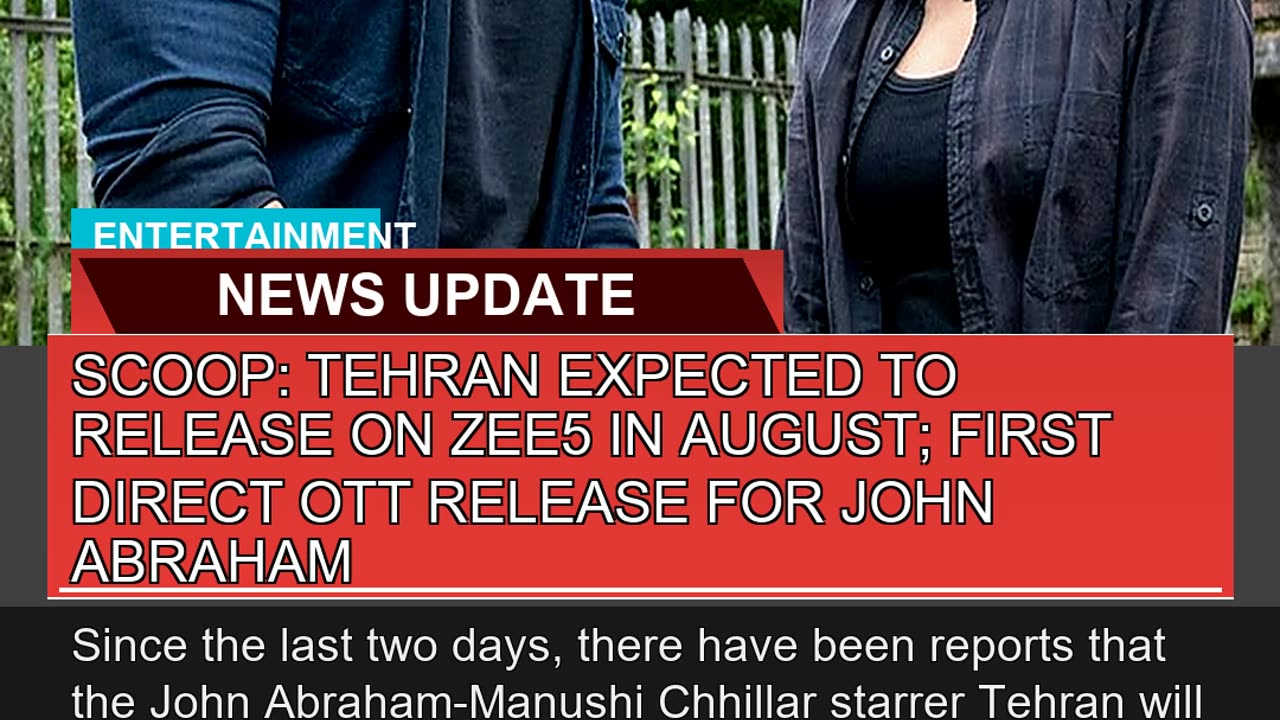 Scoop Tehran Expected to Release on Zee5 in Augus