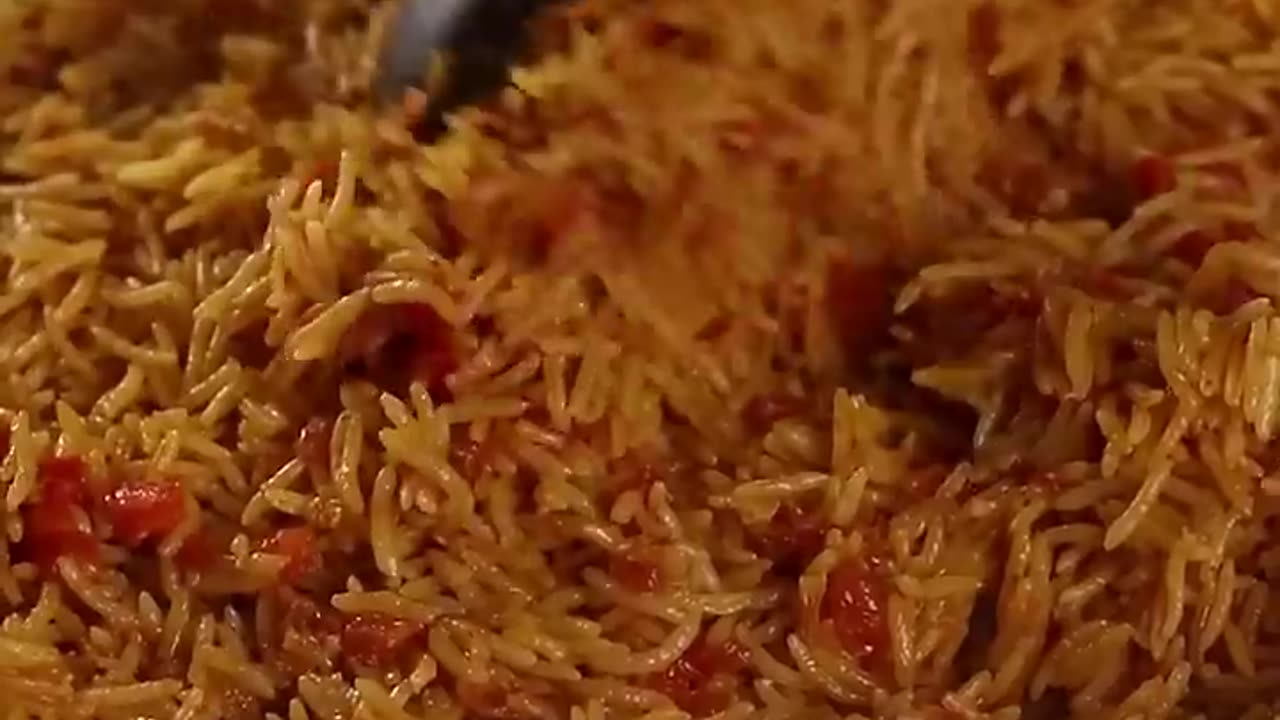 Cocanat curry rice and grilled chicken
