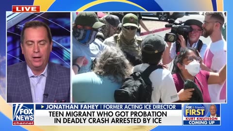 Teenage migrants are deported by ICE.
