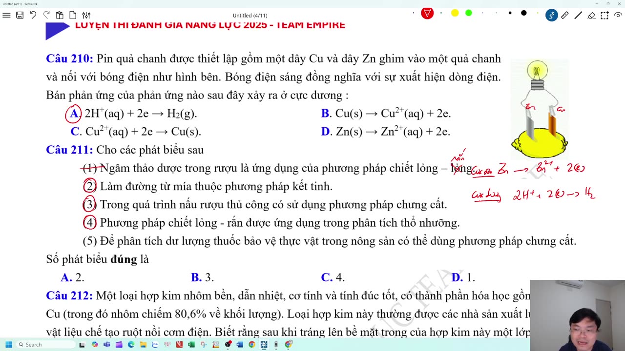 LIVE CHỮA ĐỀ ĐGNL MÔN HÓA HỌC SỐ 05, 06