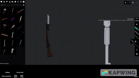 how to make a bayonet in people playground