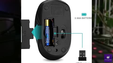 Rii Wireless Mouse, 2.4G Portable Computer Mice for PC, Laptop, Windows,Office I