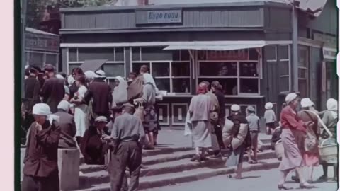 WW2 Eastern Front Nazi Germnay Advance in Soviet Russia Ukraine Color Footage