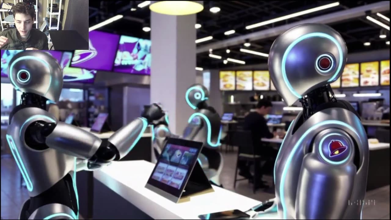 Outtake #1,154 Of The Robots Work At A Taco Bell Restaurant Fake Funny Parody Video