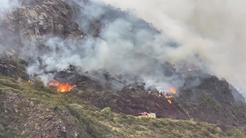 Fire breaks out on Arthur’s Seat, Edinburgh
