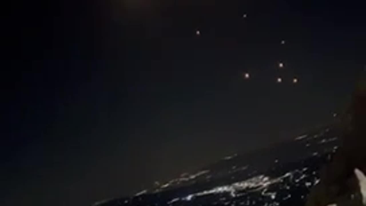 Salvo of Iranian Missiles Targeting Haifa