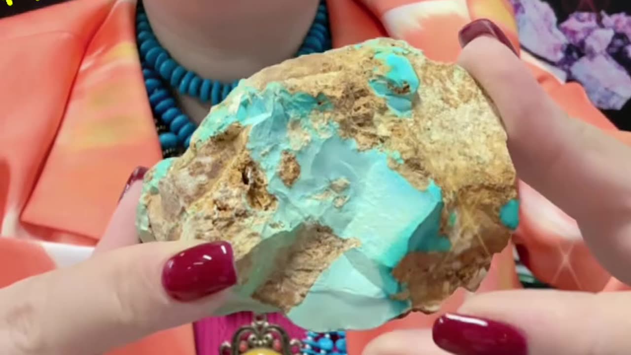 250523-9 The Original Turquoise Rough: Cosmic Easter Eggs Hidden in Stone