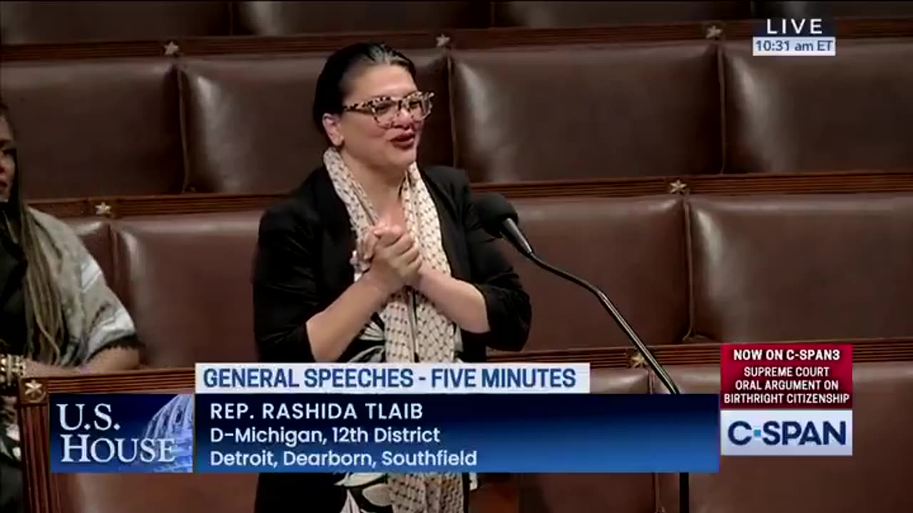Rashida Tlaib Breaks Down In Tears On House Floor