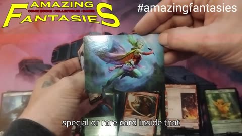 Opening Booster Packs of MTG Final Fantasy Discussing Production and Errors Amazing Fantasies