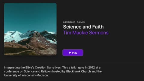 Science And Faith: Interpreting The Bible's Creation Narratives by Tim Mackie