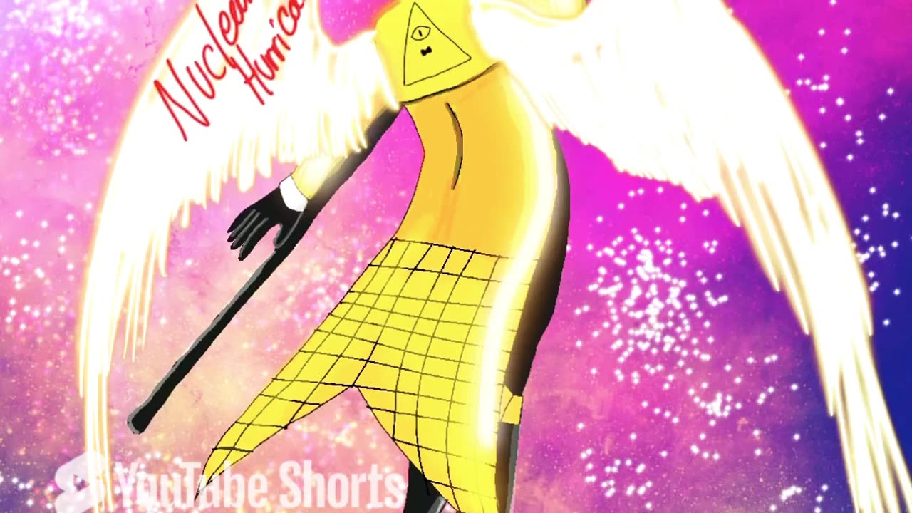Bill cipher as a angel Speedpaint