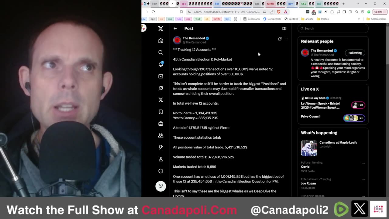 1991 Rigged Polls, Big CPC Endorsements, No Idea Who Will Win