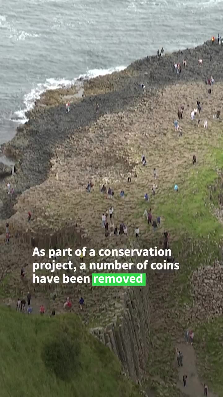 Tourist coins pose giant problem at N. Irelands famous The Giants Causeway