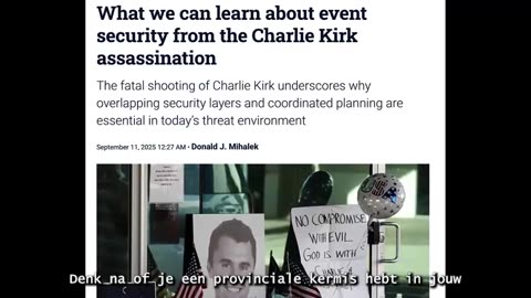 THEY KILLED THE CHARACTER CHARLIE KIRK BUT THE ACTOR IS STILL ALIVE! (Dutch/NL Subs)