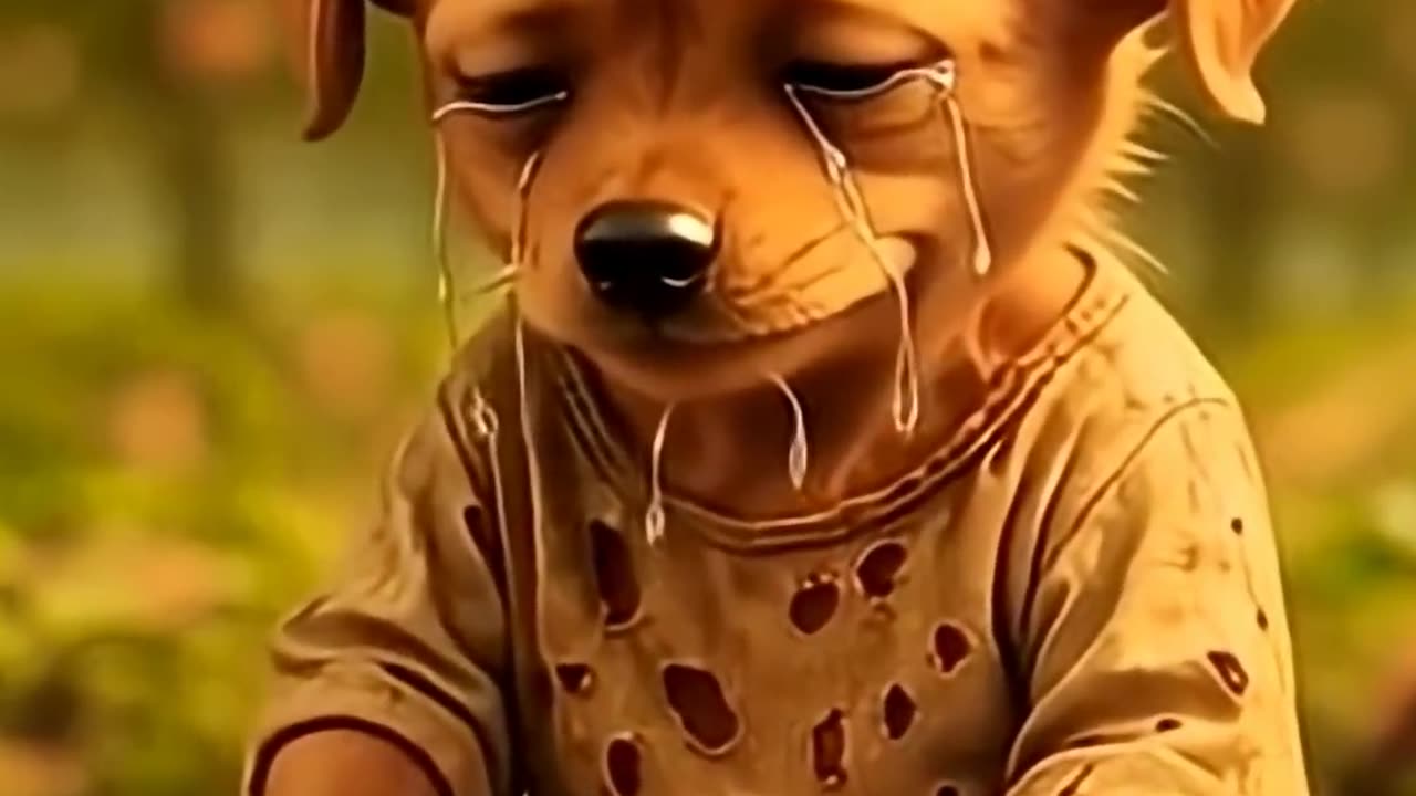 Poor Dog Ai Video Beautiful Video