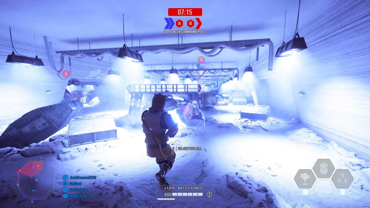 SWBF2 2017: Coop Mission Galactic Empire Hoth (Attacking) Gameplay
