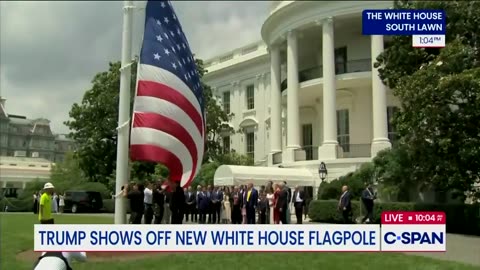 Rapid Response 47 - Our great American Flag is now flying high on the South Lawn of the W...