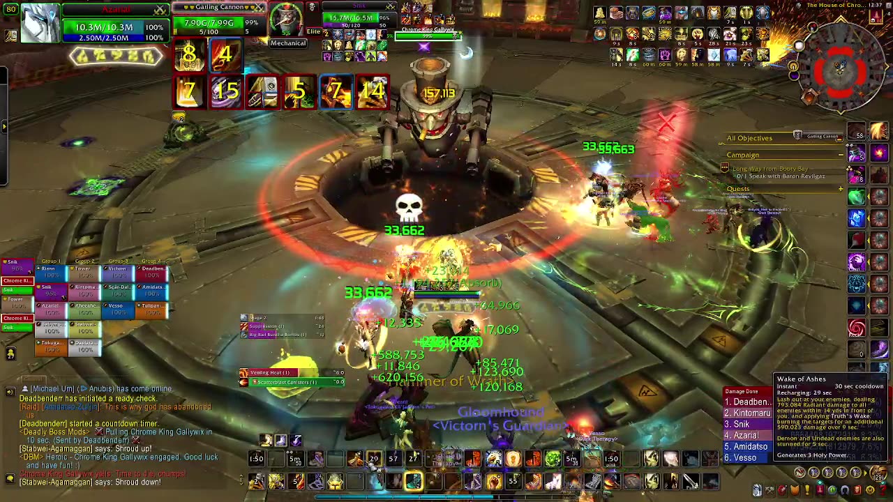 World of warcraft raiding! Gally kill #2? also vault was good, 2x eye of kezan