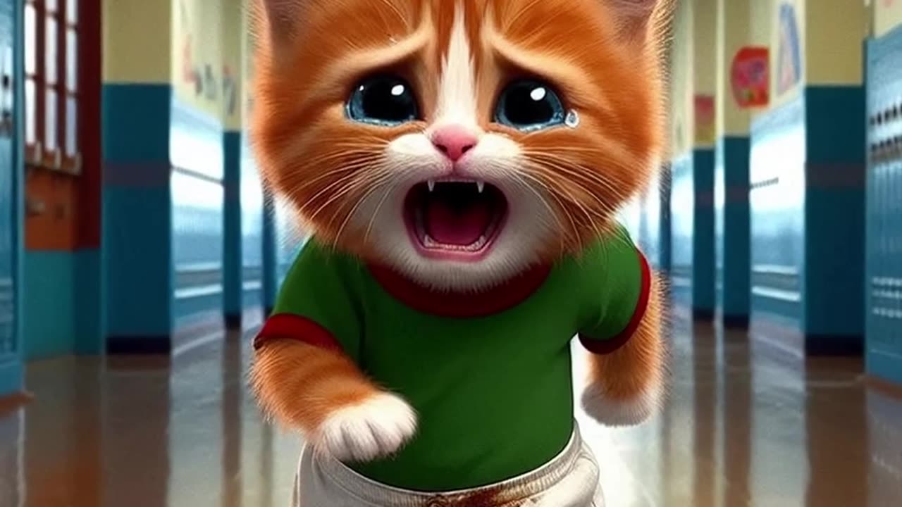 Always lend a helping hand to others #cat #ai #catvideos #catlover #poorcat #aiart