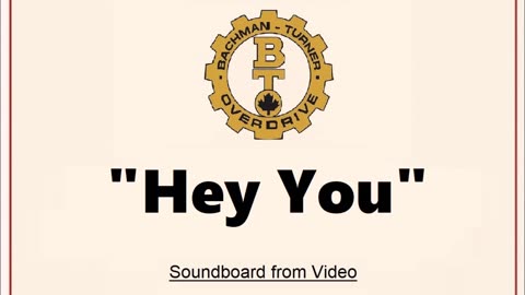 Bachman-Turner Overdrive - Hey You (Live in Prince Albert, Saskatchewan 1988)