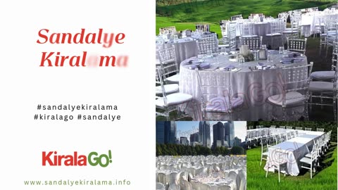 Sandalye Kiralama 2025