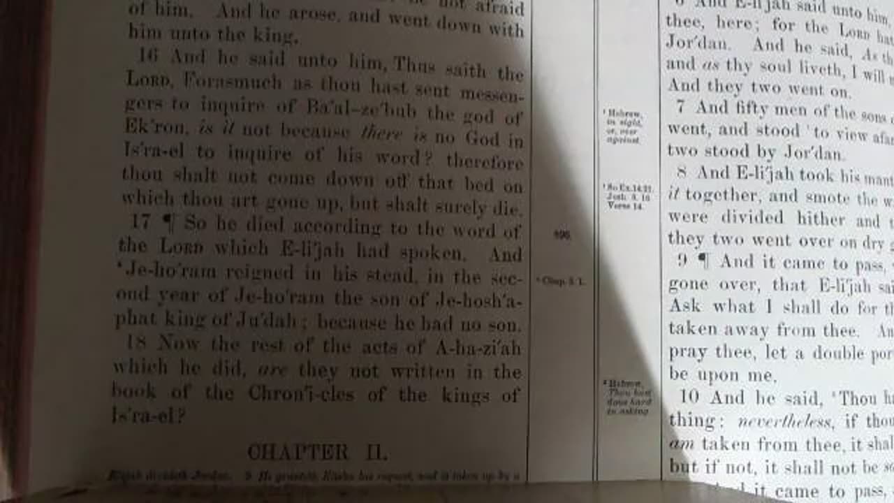 Ahaziah seeks help from other gods