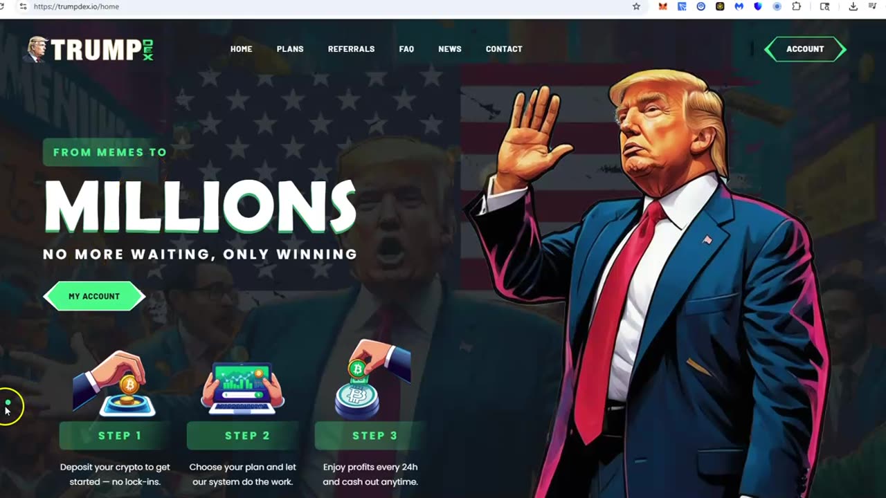 TrumpDEX - Crypto Platform Update -Take a Look Inside this Opportunity and Get TrumpDEX Work for You