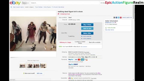 The 2016 eBay Listing Of The Walking Dead Action Figure Lot Revealed