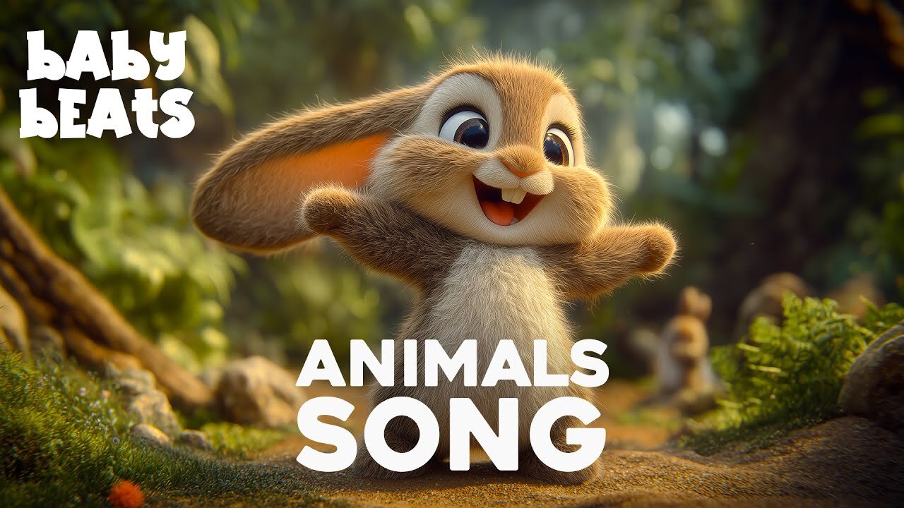 Animals Song - Toddler Learning Video, Nursery Rhumes
