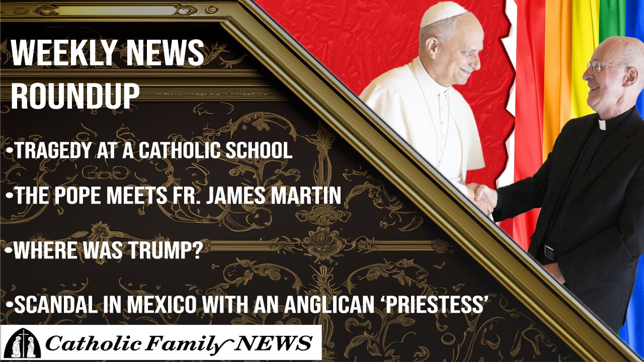 Weekly News Roundup September 4th, 2025 | Pope Leo XIV meets with Fr. James Martin