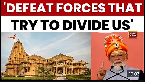 PM Narendra Modi Invokes Somnath's Legacy for India's Path to Development | India Today News