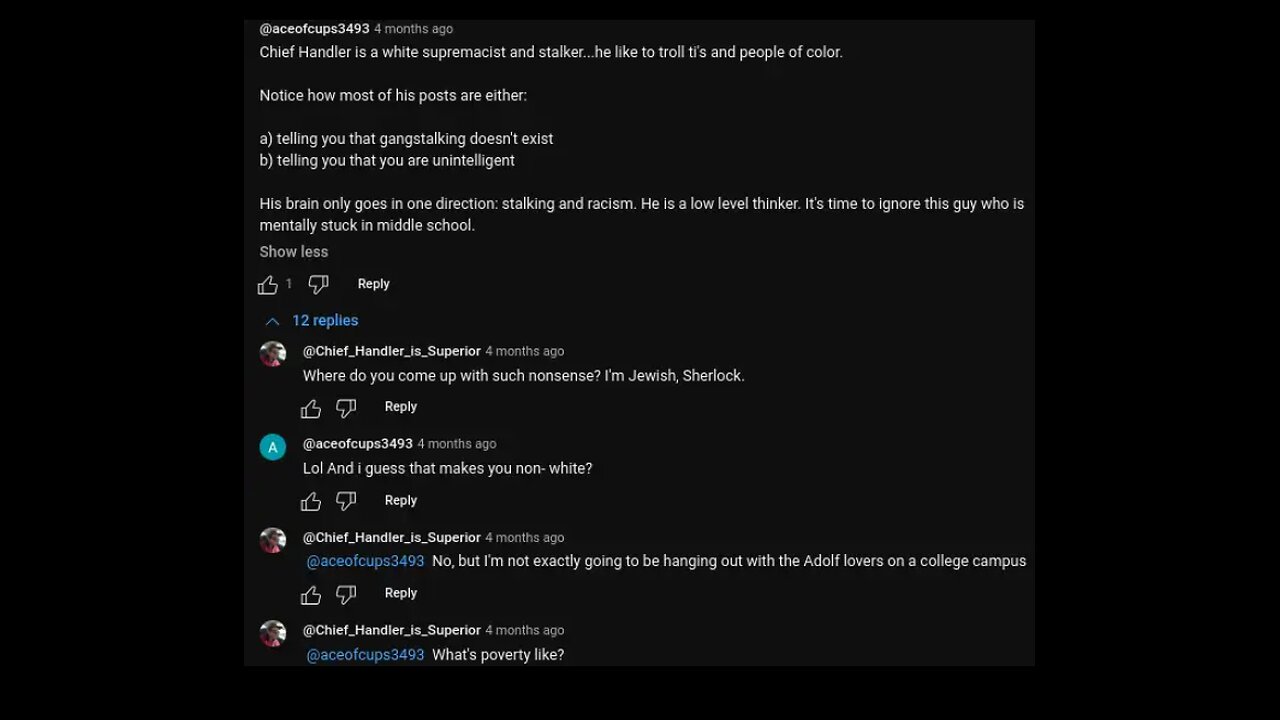 Chief Handler is a Gaylord.🦄🏳️‍🌈