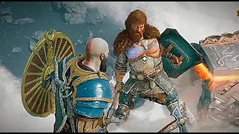 Kratos Encounters Modi, Son of Thor, in Valhalla – Show Me Mastery | GOWR Valhalla Gameplay