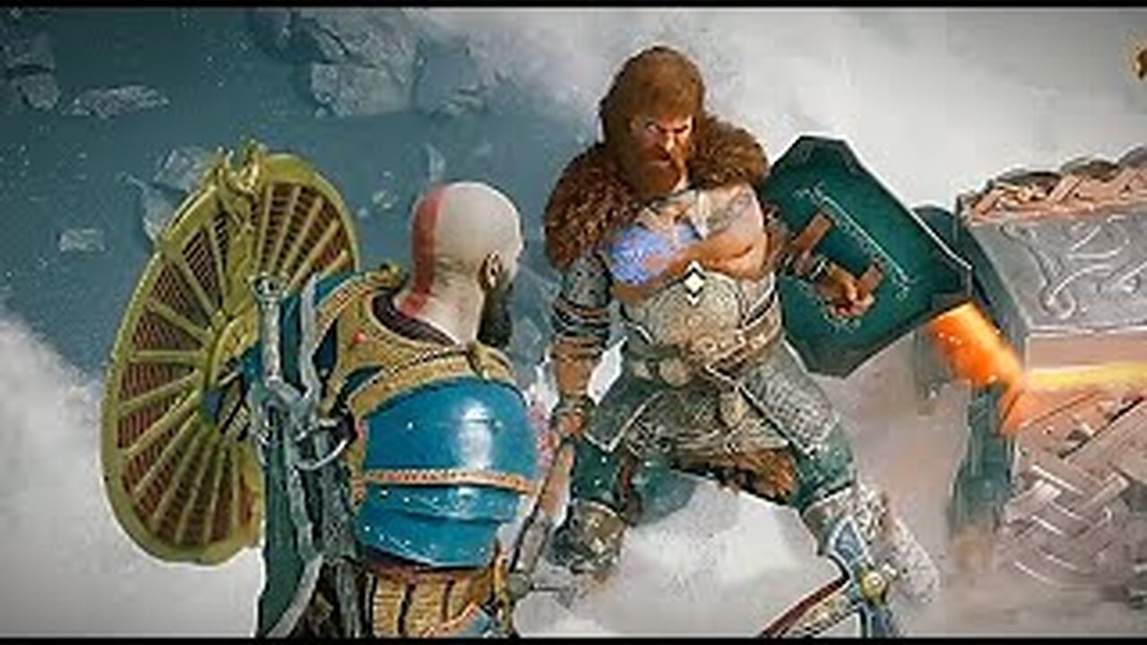 Kratos Encounters Modi, Son of Thor, in Valhalla – Show Me Mastery | GOWR Valhalla Gameplay