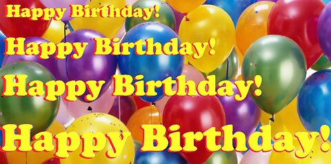 Happy Birthday 3D - Happy Birthday - Happy Birthday To You - Happy Birthday Song Video Card