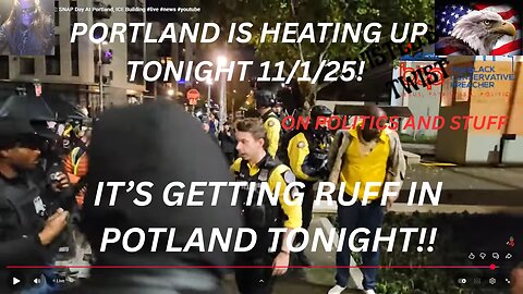 IT’S GETTING RUFF IN PORTLAND TONIGHT! ANTIFA GETS SMACKED AT ICE!
