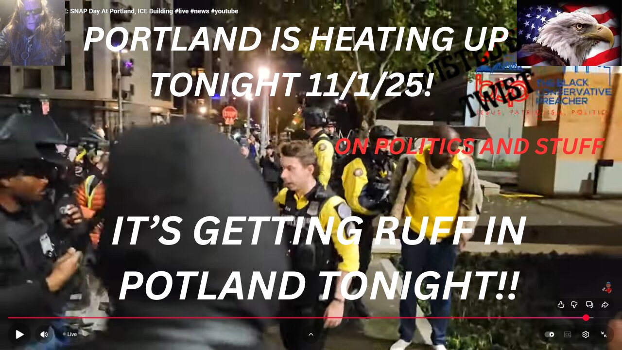 IT’S GETTING RUFF IN PORTLAND TONIGHT! ANTIFA GETS SMACKED AT ICE!