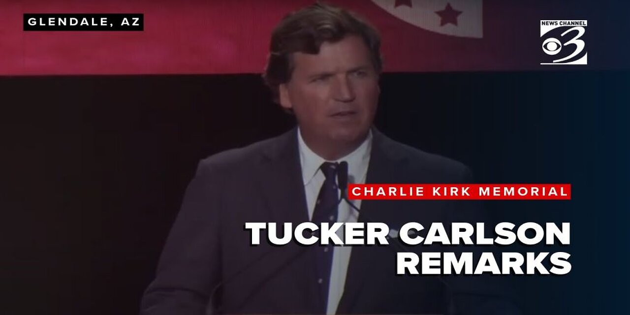 Tucker Carlson Honors Charlie Kirk as ‘Evangelist’ in Arizona Memorial Service
