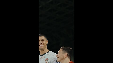 He made a new friend #cristiano_ronaldo ⚽️