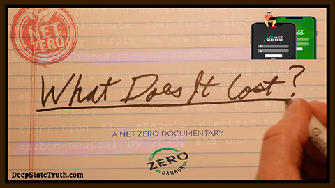 🎬 🗺️ Documentary: 'Net Zero ★ What Does it Cost?' 💰 The Consequences of the Net Zero Energy Agenda SCAM